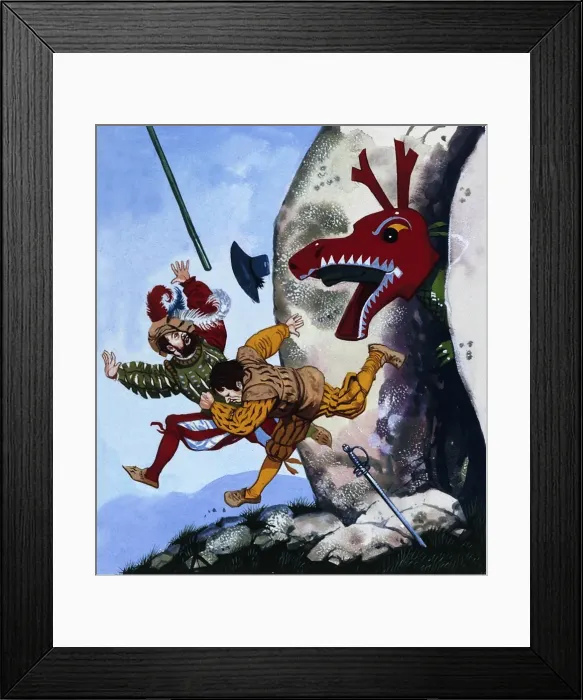 Framed Print : The Gentle Dragon Framed Print : The Gentle Dragon