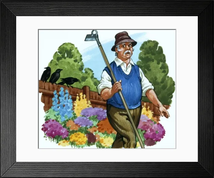 Framed Print : Gardener Framed Print : Gardener
