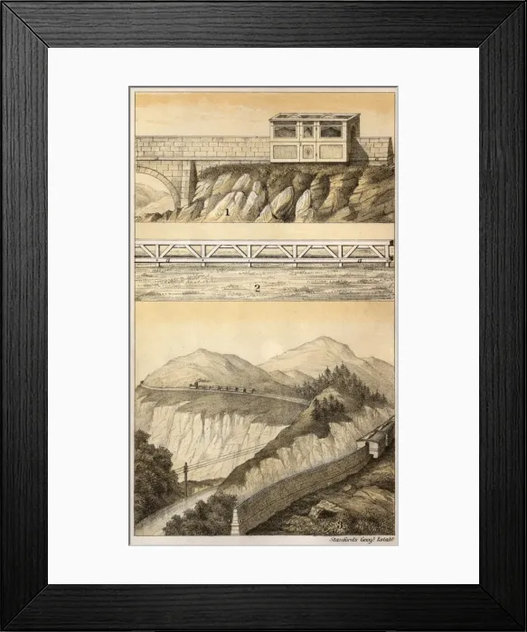 Framed Print : Monorail plan for India Framed Print : Monorail plan for India