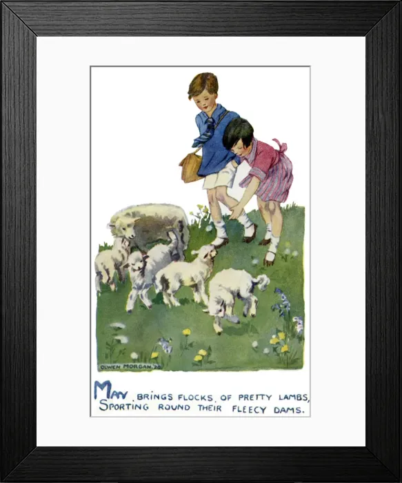 Framed Print : Months of the Year. May Framed Print : Months of the Year. May