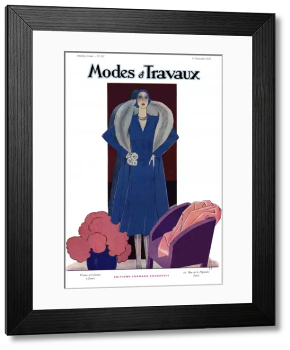 Framed Print : Modes et Travaux 1929 Framed Print : Modes et Travaux 1929