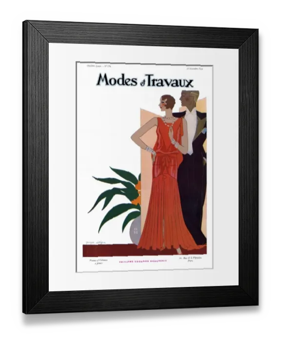 Framed Print : Modes et Travaux 1929 Framed Print : Modes et Travaux 1929