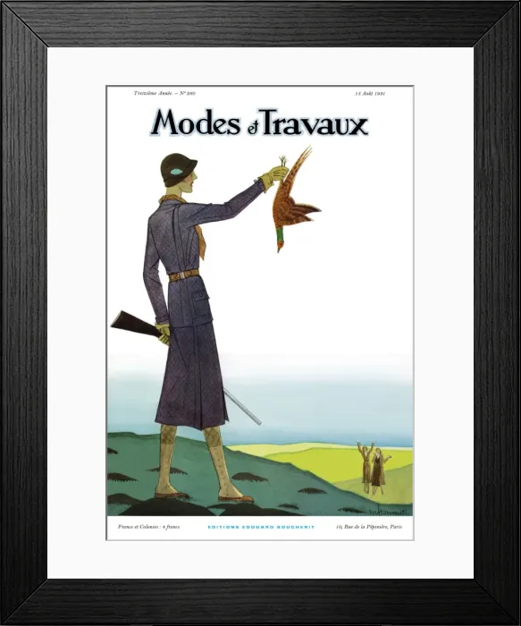 Framed Print : Modes et Travaux 1931 Framed Print : Modes et Travaux 1931