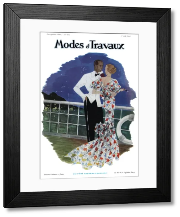 Framed Print : Modes et Travaux 1935 Framed Print : Modes et Travaux 1935