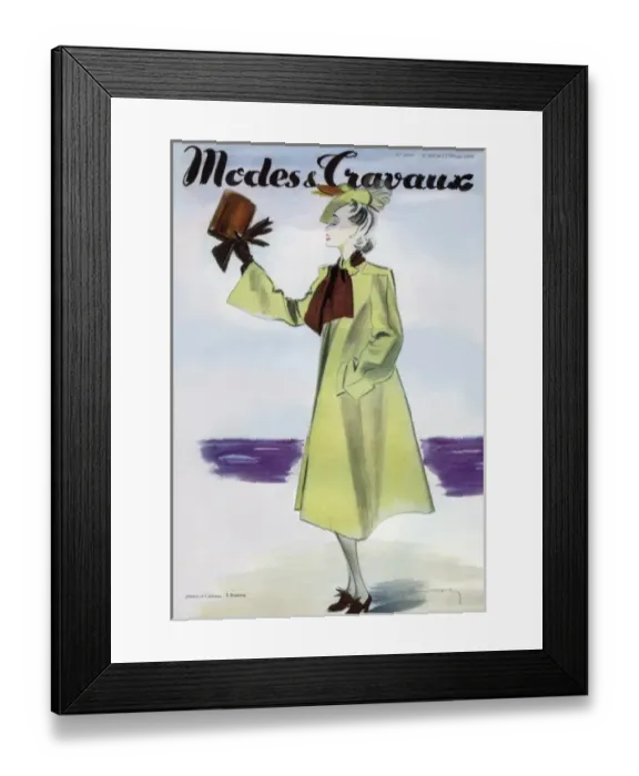 Framed Print : Modes et Travaux 1939 Framed Print : Modes et Travaux 1939