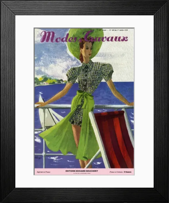 Framed Print : Modes et Travaux 1939 Framed Print : Modes et Travaux 1939