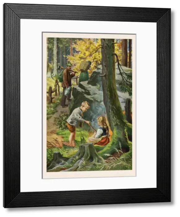 Framed Print : Hansel and Gretel Framed Print : Hansel and Gretel