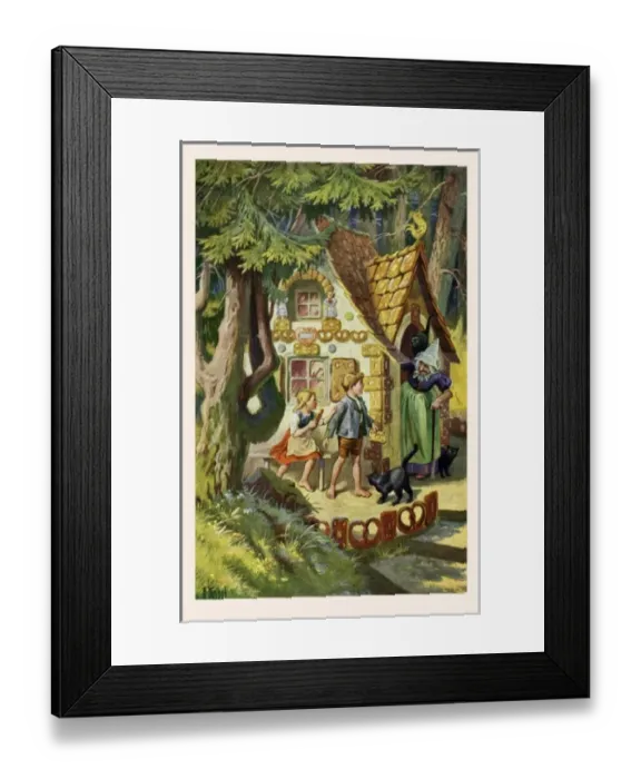 Framed Print : Hansel and Gretel Framed Print : Hansel and Gretel