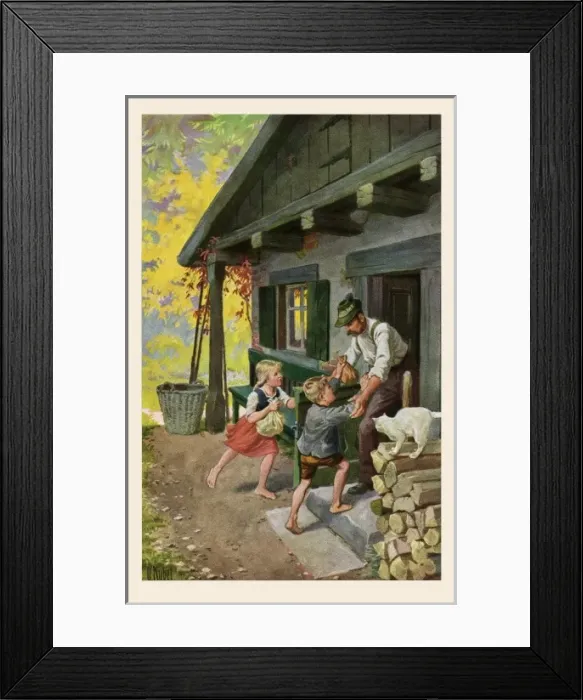 Framed Print : Hansel and Gretel Framed Print : Hansel and Gretel