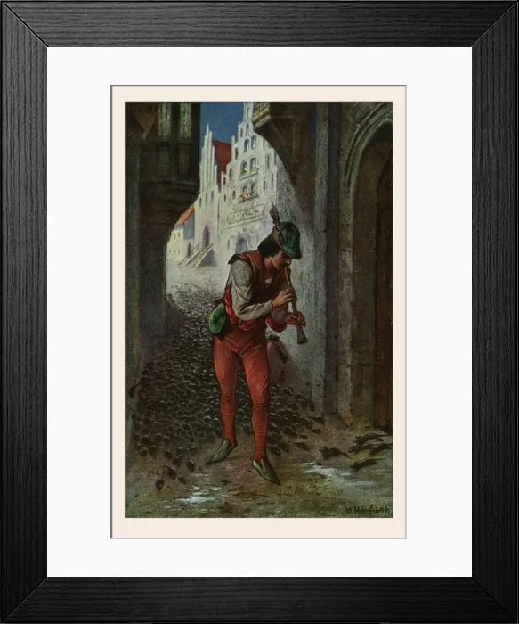 Framed Print : The Pied Piper Framed Print : The Pied Piper