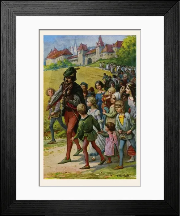 Framed Print : The Pied Piper Framed Print : The Pied Piper