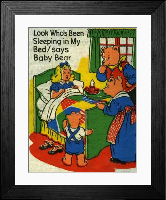 Framed Print : The Three Bears Framed Print : The Three Bears
