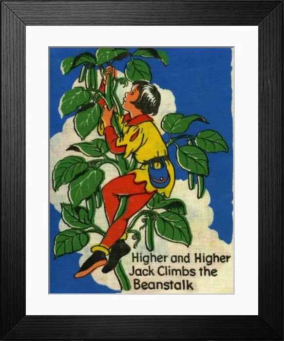 Framed Print : Jack & the Beanstalk Framed Print : Jack & the Beanstalk