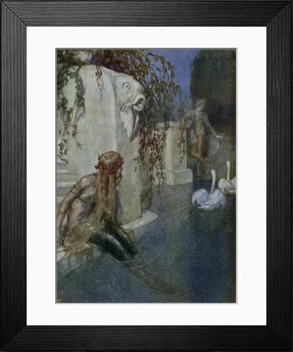Framed Print : The Mermaid Framed Print : The Mermaid