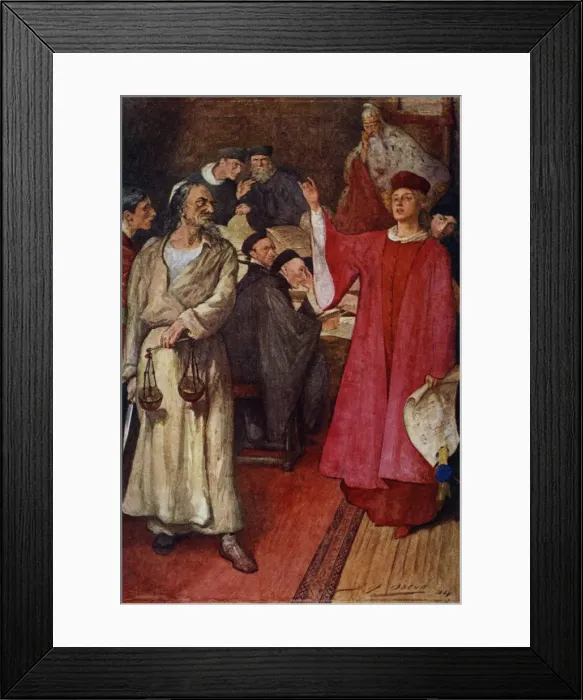 Framed Print : The Merchant of Venice Framed Print : The Merchant of Venice