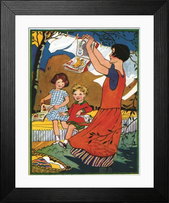 Framed Print : Drying a rag book Framed Print : Drying a rag book