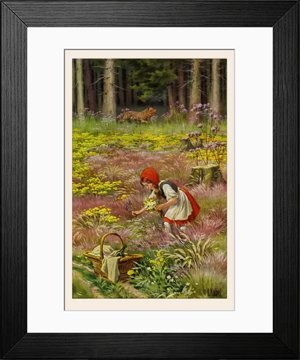 Framed Print : Red Riding Hood Framed Print : Red Riding Hood