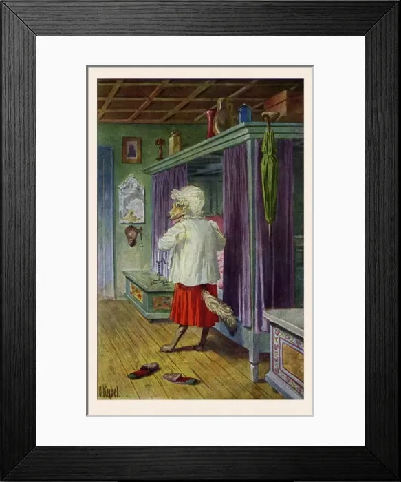 Framed Print : Red Riding Hood Framed Print : Red Riding Hood