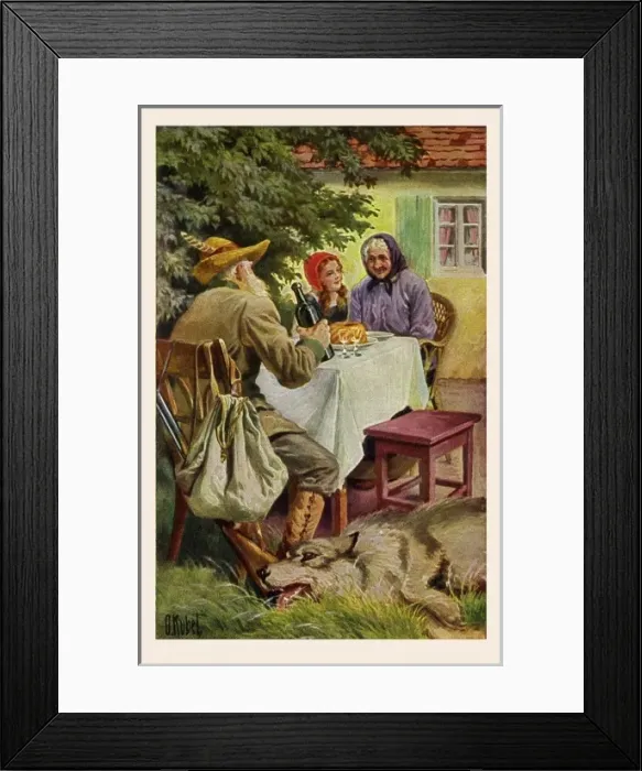 Framed Print : Red Riding Hood Framed Print : Red Riding Hood