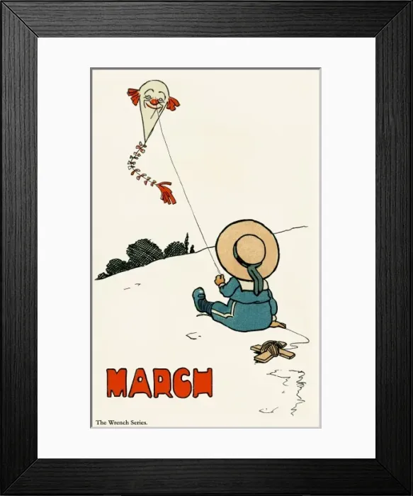 Framed Print : Months of the Year - March Framed Print : Months of the Year - March