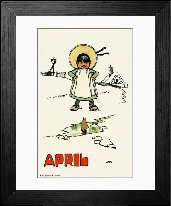 Framed Print : Months of the Year - April Framed Print : Months of the Year - April