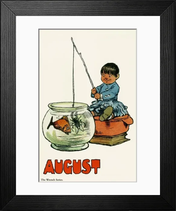 Framed Print : Months of the Year - August Framed Print : Months of the Year - August