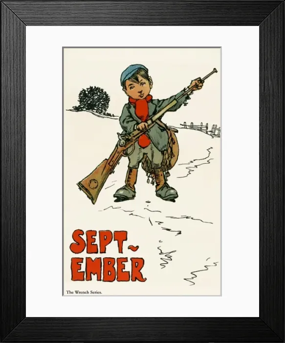 Framed Print : Months of the Year - September Framed Print : Months of the Year - September