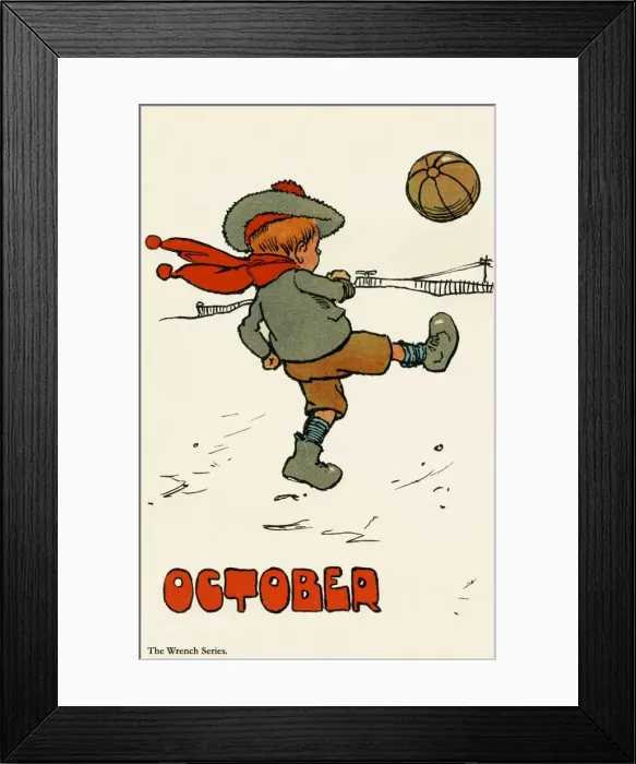 Framed Print : Months of the Year - October Framed Print : Months of the Year - October