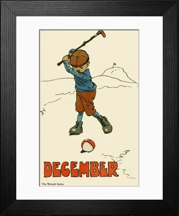 Framed Print : Months of the Year-December Framed Print : Months of the Year-December