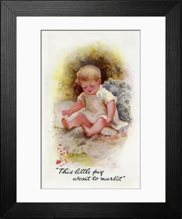 Framed Print : This little pig went to market Framed Print : This little pig went to market