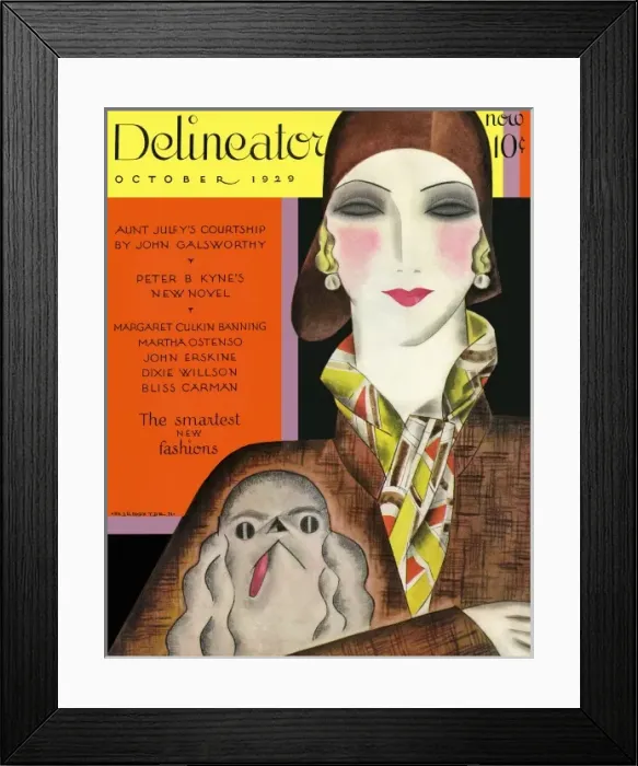 Framed Print : Delineator cover October 1929 Framed Print : Delineator cover October 1929