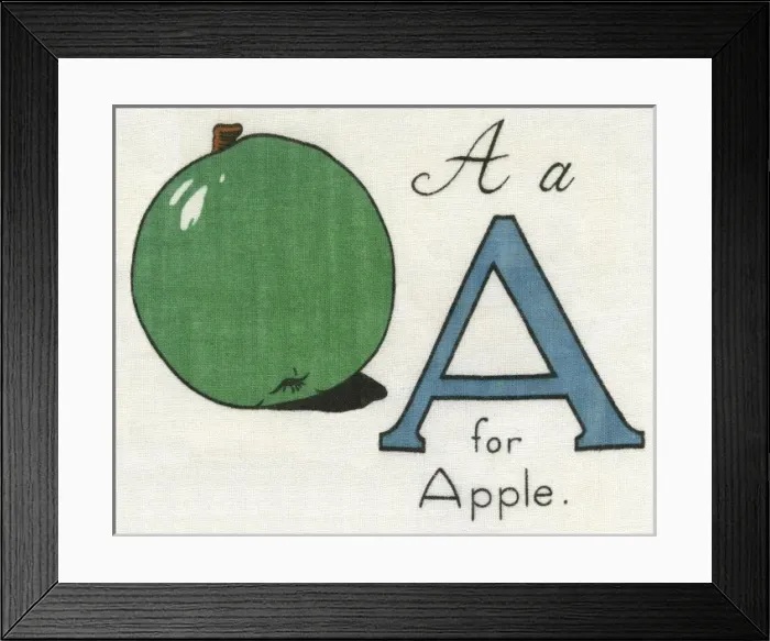 Framed Print : A for Apple Framed Print : A for Apple