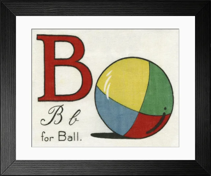 Framed Print : B for Ball Framed Print : B for Ball