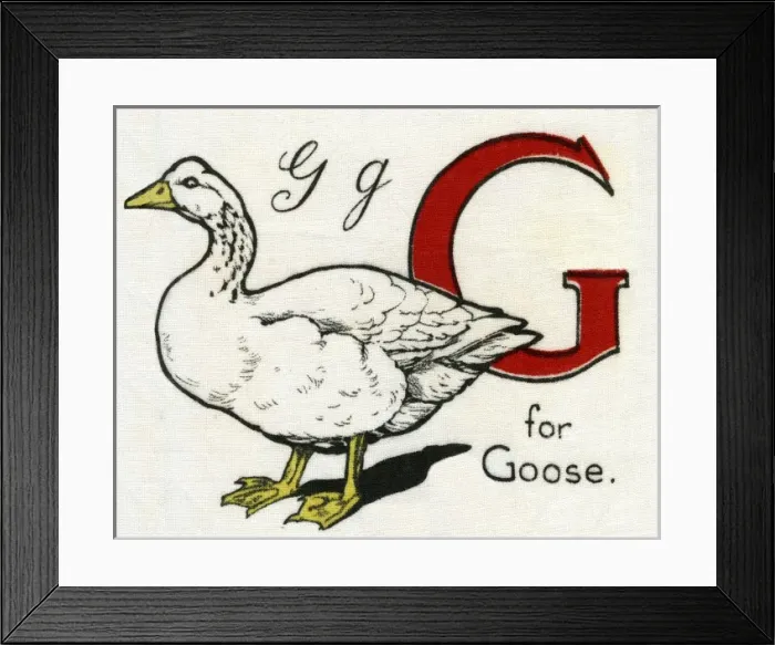 Framed Print : G for Goose Framed Print : G for Goose