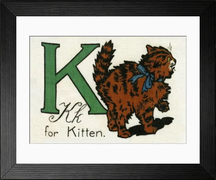 Framed Print : K for Kitten Framed Print : K for Kitten