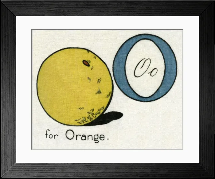 Framed Print : O for Orange Framed Print : O for Orange