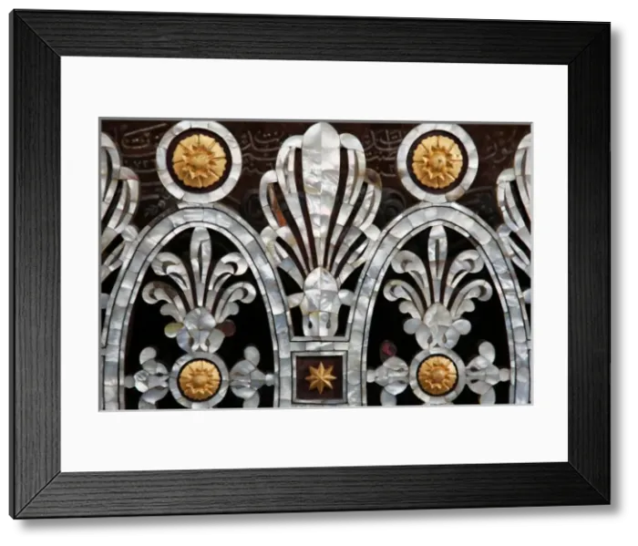 Framed Print : A detail from the Osman Gazi Tomb in Bursa, Turkey Framed Print : A detail from the Osman Gazi Tomb in Bursa, Turkey