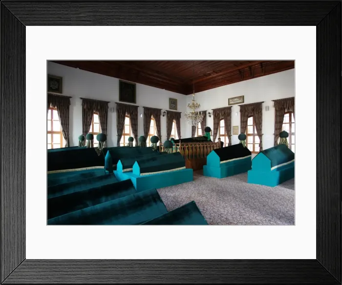 Framed Print : The tomb of Uftade Haz. in Bursa, Turkey Framed Print : The tomb of Uftade Haz. in Bursa, Turkey