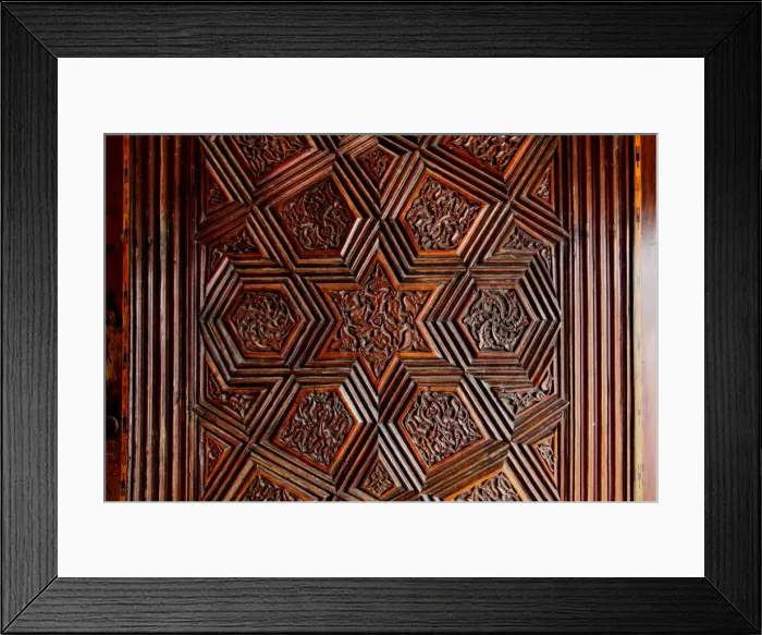 Framed Print : Detail from the door of the Grand Mosque - Ulu Cami in Bursa Framed Print : Detail from the door of the Grand Mosque - Ulu Cami in Bursa