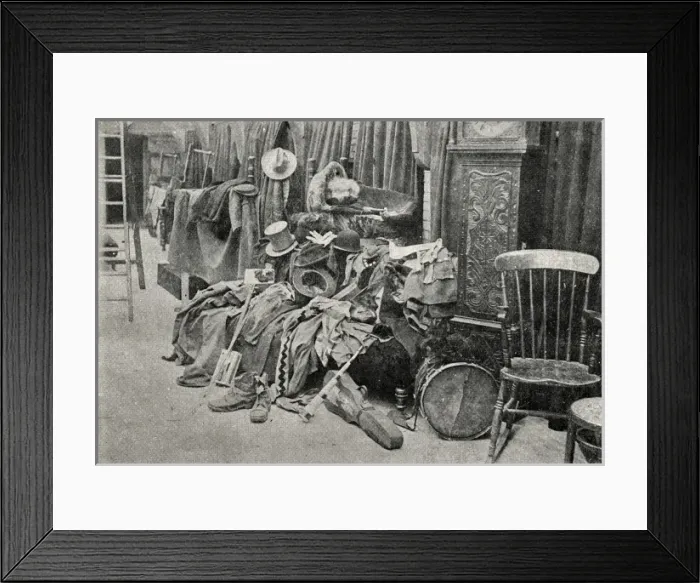 Framed Print : Albert Chevalier - a Few of his Props Framed Print : Albert Chevalier - a Few of his Props