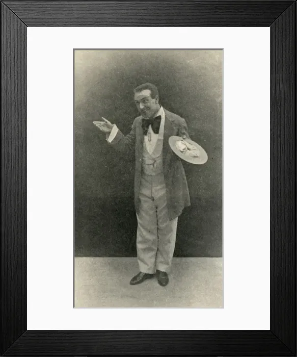 Framed Print : Albert Chevalier - Burlesque French Song Framed Print : Albert Chevalier - Burlesque French Song