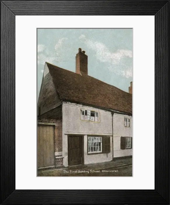 Framed Print : First Boys Sunday School, Gloucester