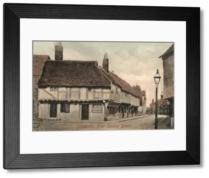 Framed Print : First Girls Sunday School, Gloucester Framed Print : First Girls Sunday School, Gloucester