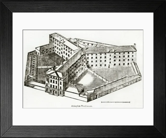 Framed Print : Abingdon Union Workhouse, Berkshire Framed Print : Abingdon Union Workhouse, Berkshire