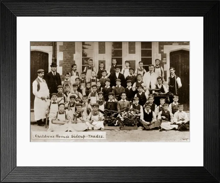 Framed Print : Boys Band at Greenwich Union Cottage Homes, Lamorbey, Sidcu Framed Print : Boys Band at Greenwich Union Cottage Homes, Lamorbey, Sidcu