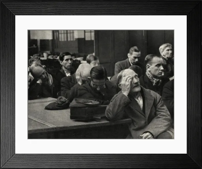 Framed Print : Salvation Army Hostel - Evening Service Framed Print : Salvation Army Hostel - Evening Service