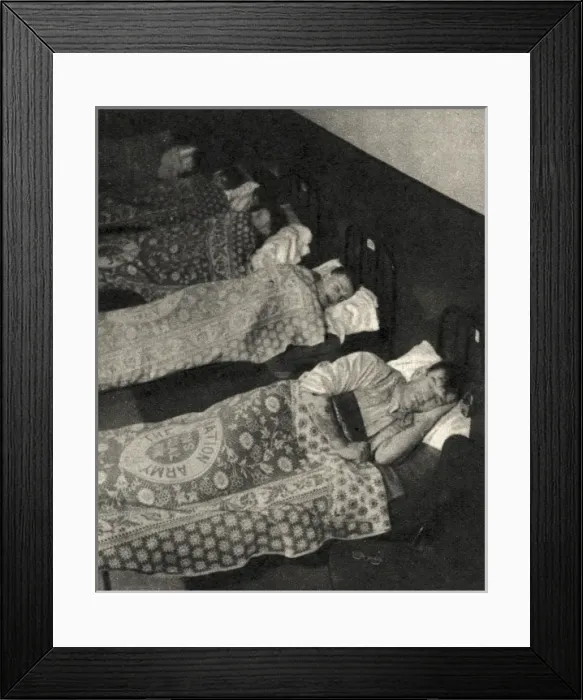 Framed Print : Salvation Army Hostel - Lights Out Framed Print : Salvation Army Hostel - Lights Out