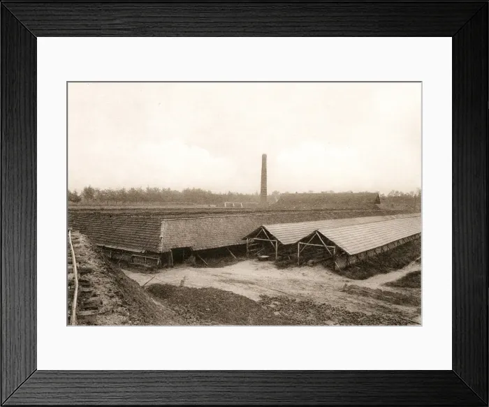 Framed Print : Brickworks at Merxplas Labour Colony, Belgium Framed Print : Brickworks at Merxplas Labour Colony, Belgium