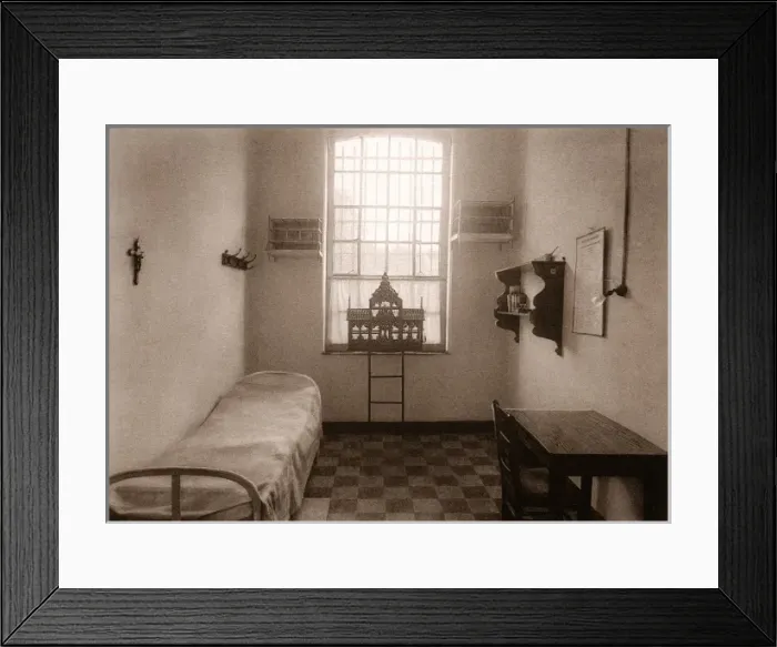 Framed Print : Inmates Room at Establishment for Recidivists, Merxplas, Be Framed Print : Inmates Room at Establishment for Recidivists, Merxplas, Be