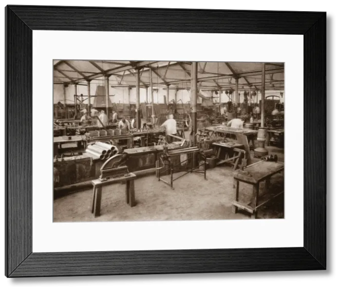 Framed Print : Forge at Merxplas Labour Colony, Belgium Framed Print : Forge at Merxplas Labour Colony, Belgium